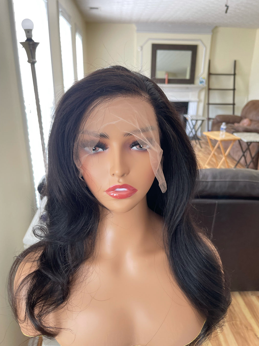 22' Full Lace Raw Indian Wig