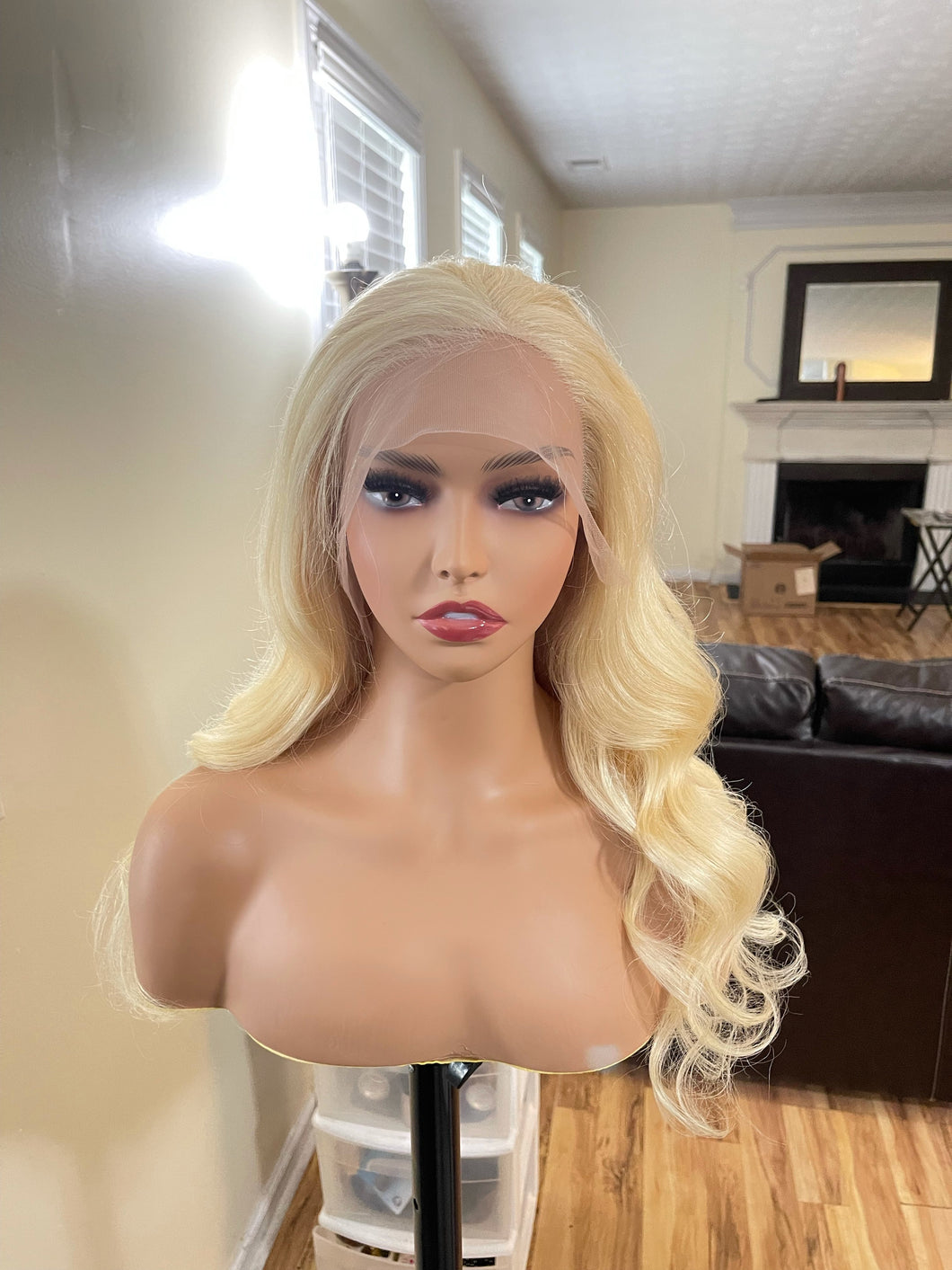 22' Raw Indian Wig in Blonde